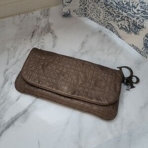 Dior wallet, bronze cannage